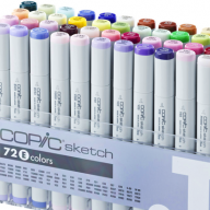 Copic Sketch 72 Set E набор маркеров с кистью в кейсе, вариант Е - Copic Sketch 72 Set E большой набор маркеров с кистью в кейсе, вариант Е купить в официальном магазине Copic.Club с доставкой по РФ и всему миру