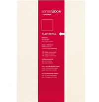 Блок бумаги сменный для блокнотов SenseBook Flap M нелинованный А5