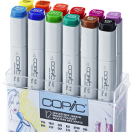 Copic Classic 12 Bright набор маркеров в кейсе, яркие цвета - Copic Classic 12 Bright набор маркеров в кейсе, яркие цвета купить в официальном магазине Копик Клаб / Copic Club с доставкой по РФ и всему миру