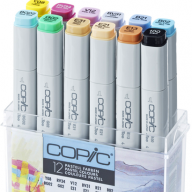Copic Classic 12 Pastel набор маркеров в кейсе, пастельные цвета - Copic Classic 12 Pastel набор маркеров в кейсе, пастельные цвета купить в официальном магазине Копик Клаб / Copic Club с доставкой по РФ и всему миру