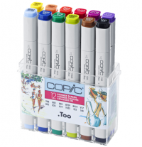 Copic Classic 12 Summer набор маркеров в кейсе, летние цвета