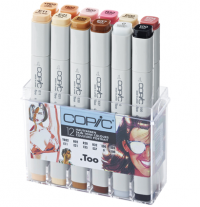 Copic Classic 12 Portrait набор маркеров в кейсе, телесные цвета