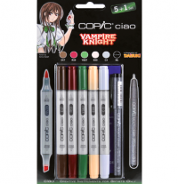 Copic Ciao Vampire Knight Рыцарь-вампир 5+1 набор маркеров и линер 0.3 мм