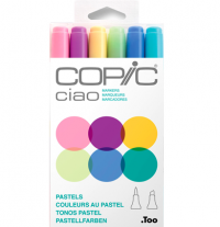 Copic Ciao 6 Pastels набор маркеров "Пастельные"