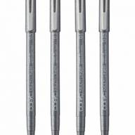 Набор капиллярных линеров Copic Multiliner 4 штуки серый холодный (перо 0.05 - 0.5 мм) - Набор капиллярных линеров Copic Multiliner 4 штуки серый холодный (0.05 - 0.5 мм) купить в магазине для художников Copic.Club с доставкой по всему миру
