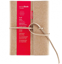 Блокнот SenseBook Flap M с кожаной обложкой линейка А5 80 гм