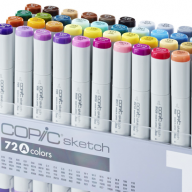 Copic Sketch 72 Set A набор маркеров с кистью в кейсе, вариант А - Copic Sketch 72 Set A большой набор маркеров с кистью в кейсе, вариант А купить в официальном магазине Copic.Club с доставкой по РФ и всему миру
