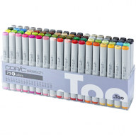 Copic Sketch 72 Set C набор маркеров с кистью в кейсе, вариант C - Copic Sketch 72 Set C большой набор маркеров с кистью в кейсе, вариант С купить в официальном магазине Copic.Club с доставкой по РФ и всему миру
